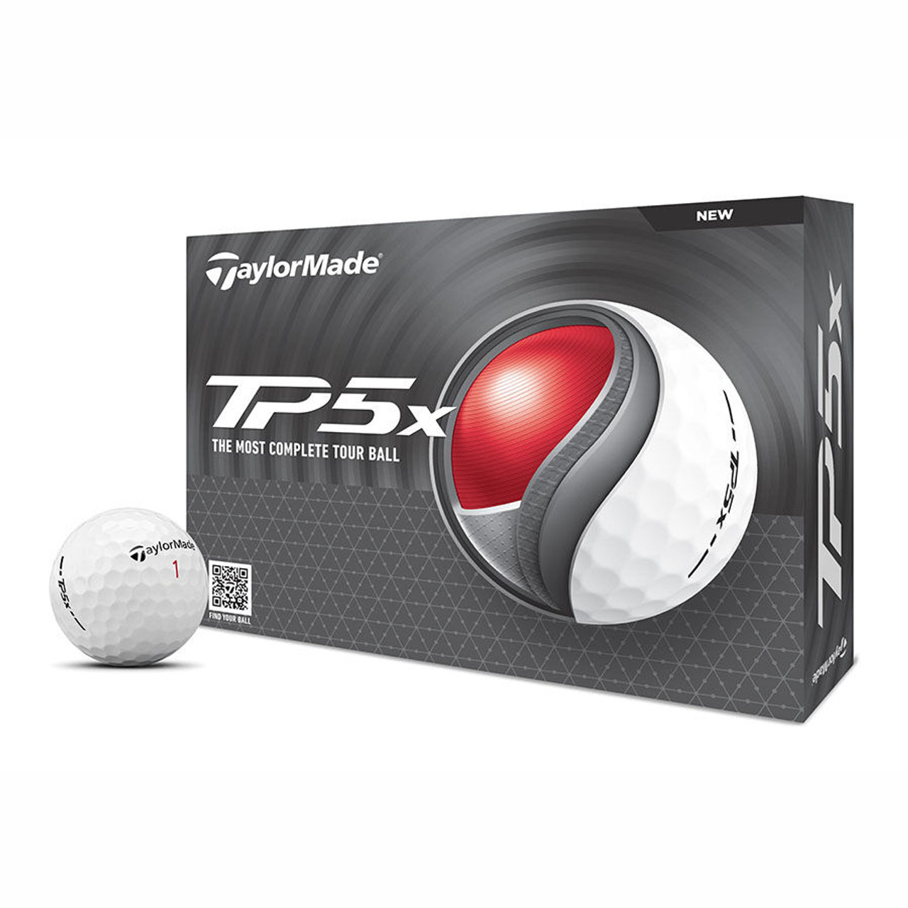 TaylorMade TP5x Golf Balls front of box