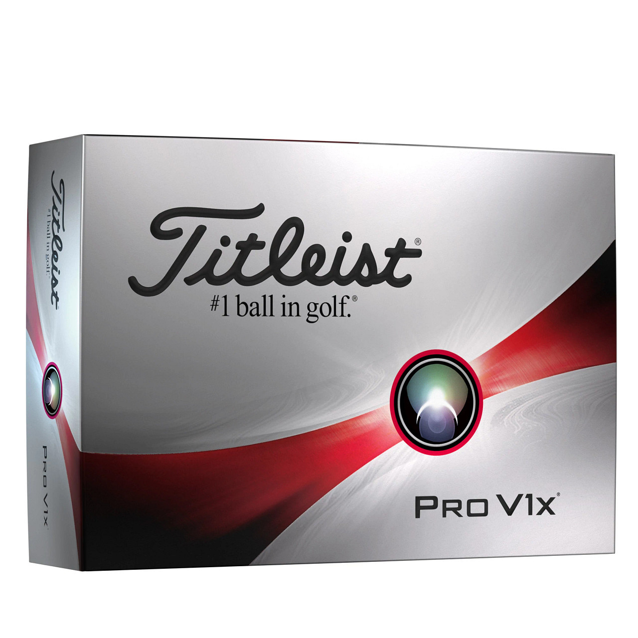 Front of Titleist Pro V1x Box