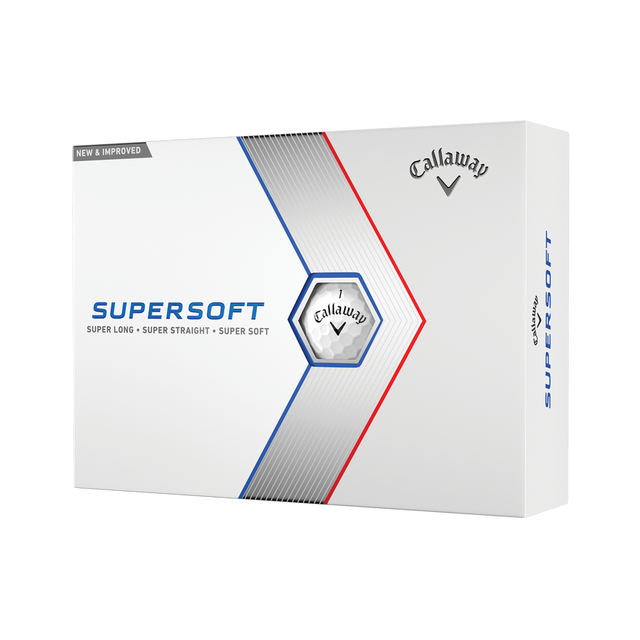 Front of Callaway SuperSoft Golf Ball Box