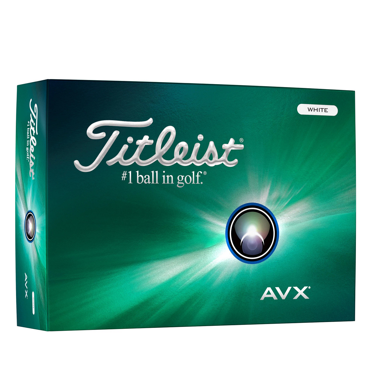 Front of Titleist AVX Golf Ball Box