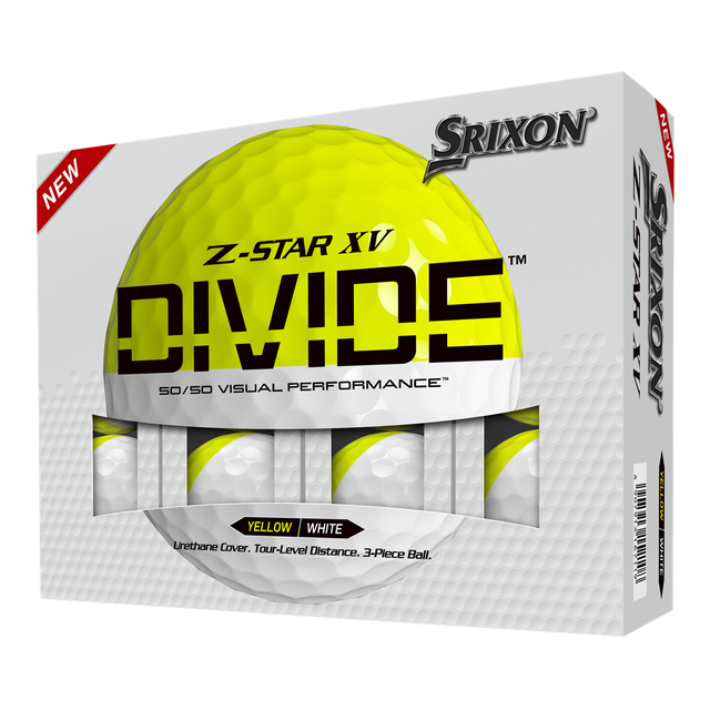 Front of SRIXON Z-Star XV Divide Golf Balls Box