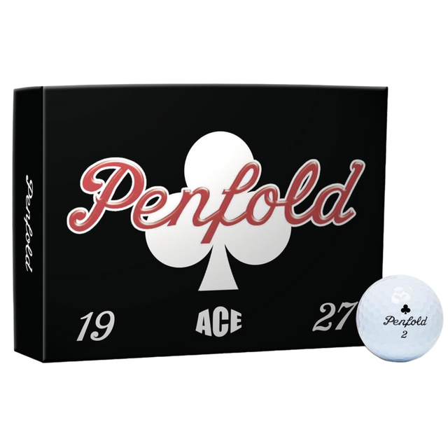 Front of Penfold Ace Golf Ball box