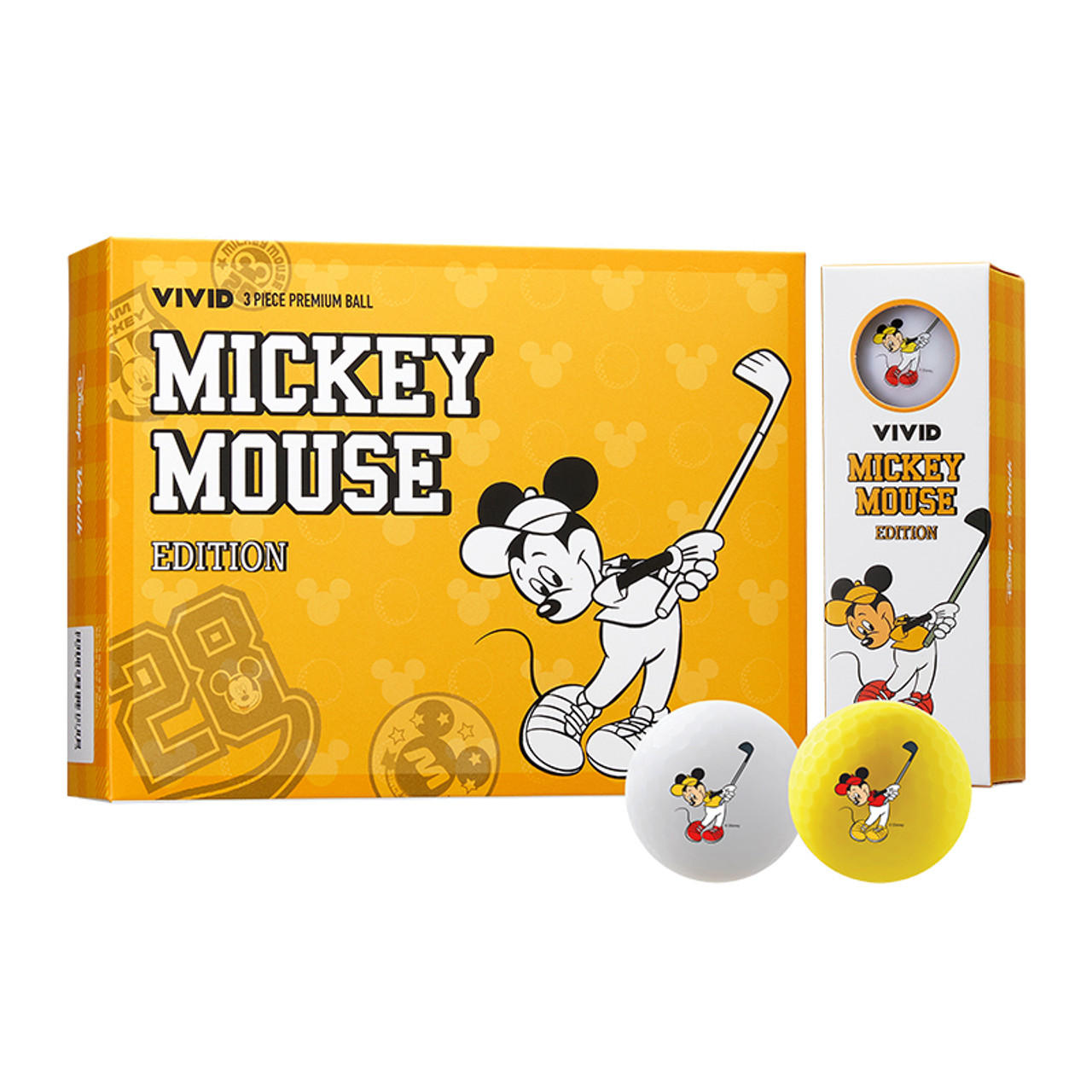 Front of Volvik Disney Mickey Mouse Golf Balls box